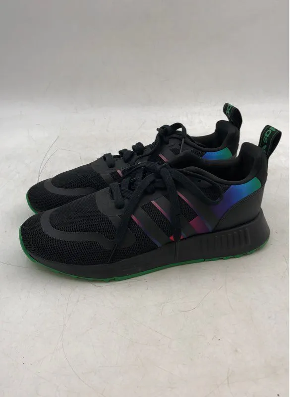 Adidas Men's Multix Rainbow Black Athletic Shoes - Size 7