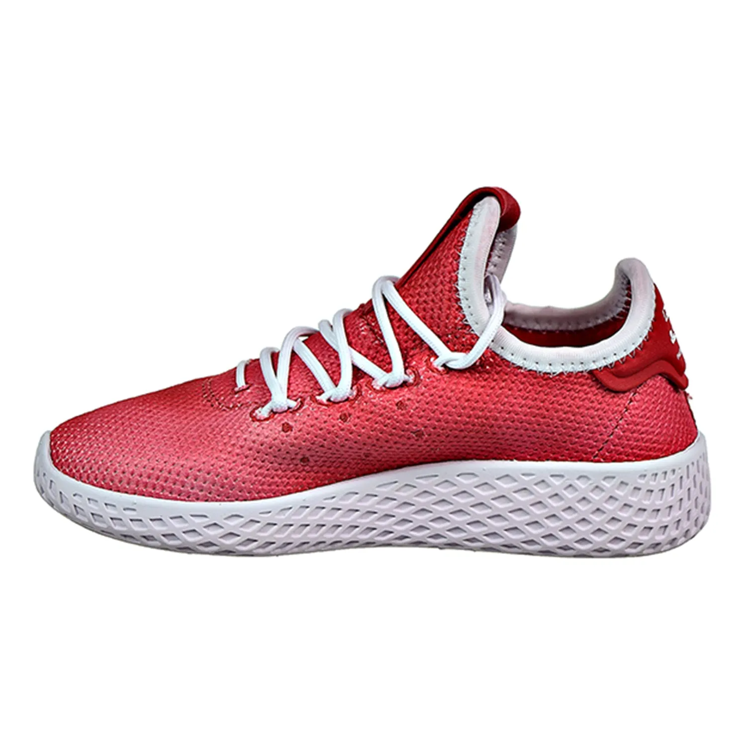 Adidas Pharrell Williams Tennis HU C Little Kid's Shoes Scarlet/White