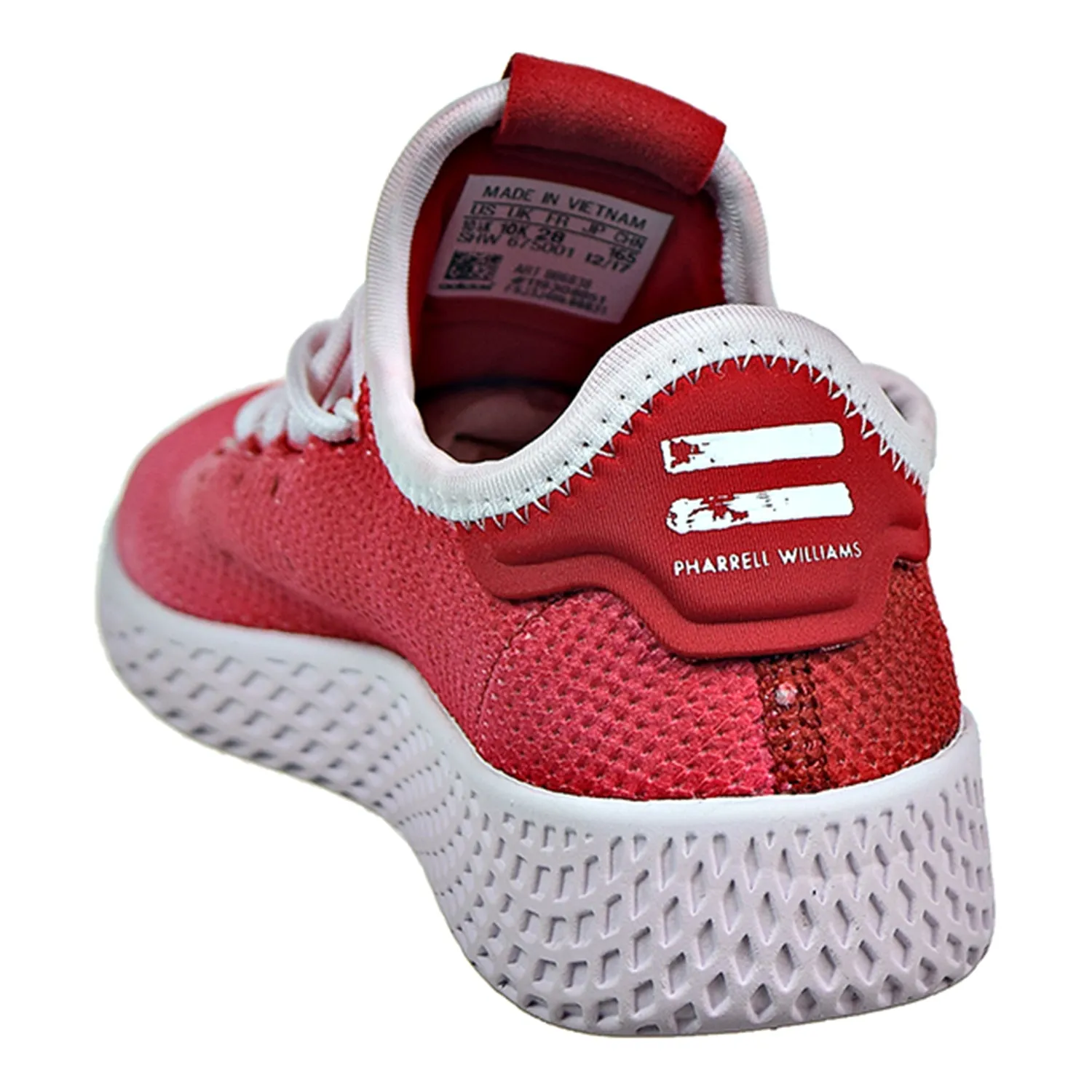 Adidas Pharrell Williams Tennis HU C Little Kid's Shoes Scarlet/White
