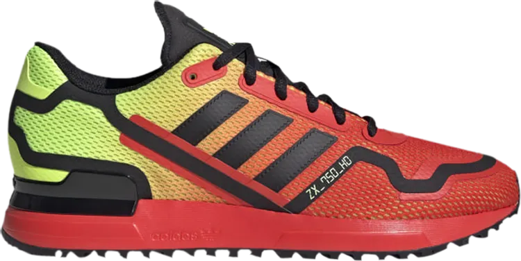 Adidas ZX 750 HD 'Heatmap' sneakers, red