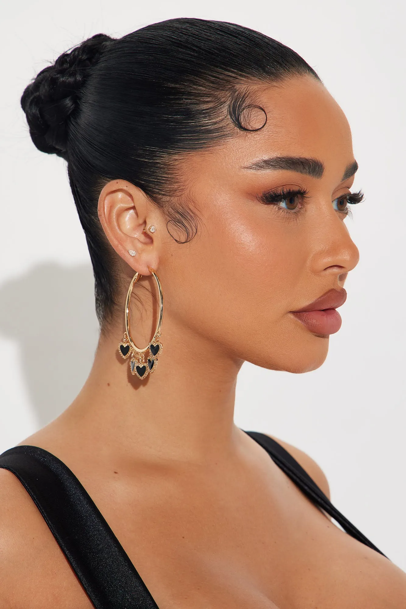 All My Hearts Earrings - Gold