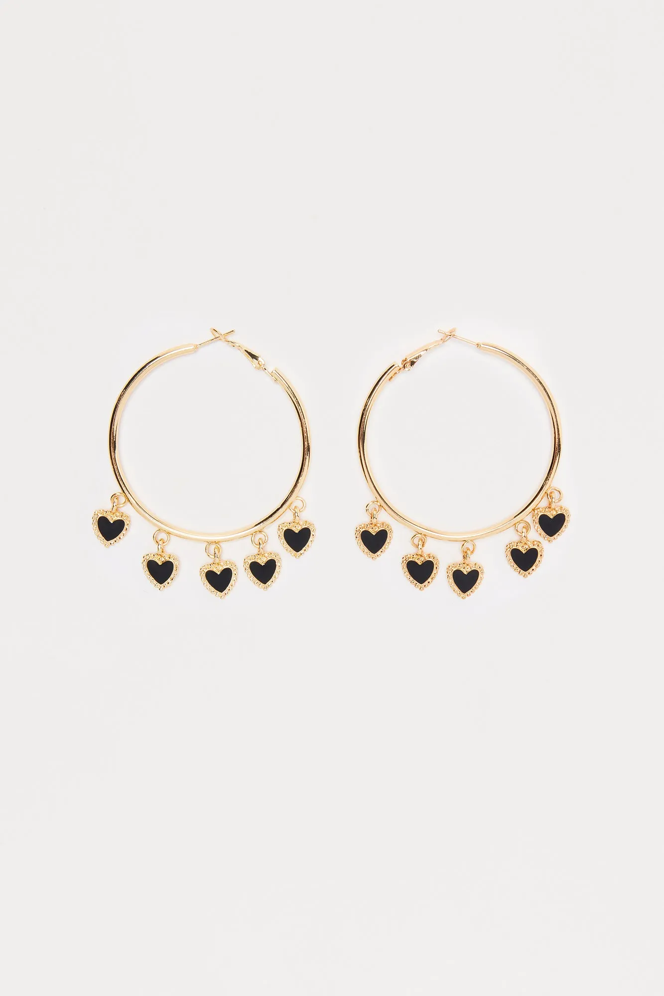 All My Hearts Earrings - Gold