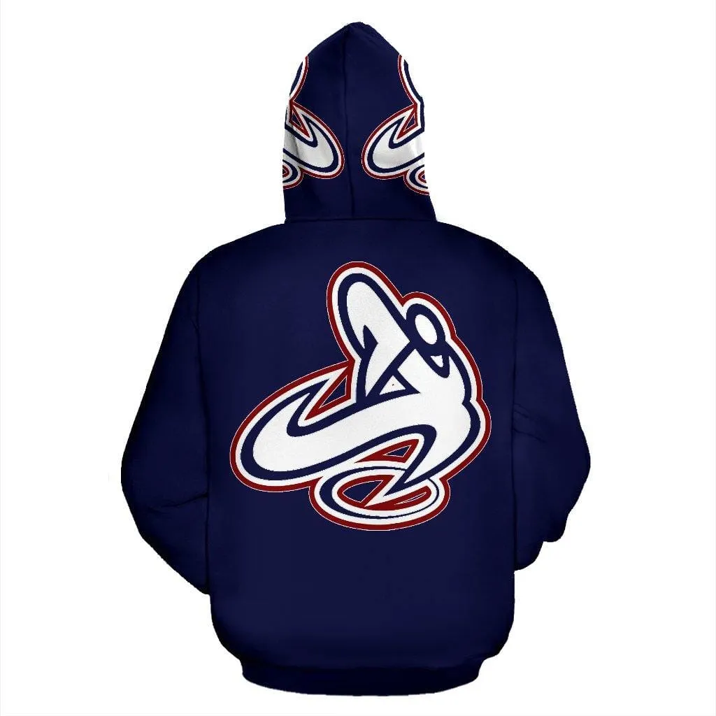 ATHLETIC APPARATUS NAVY 2 UNISEX ZIP UP HOODIES