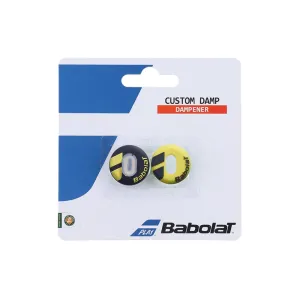 Babolat Custom Damp 2-Pack - Black/Yellow