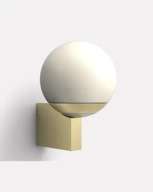 Ball & Hoop Opal Wall Light