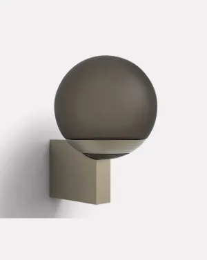 Ball & Hoop Smoked Wall Light