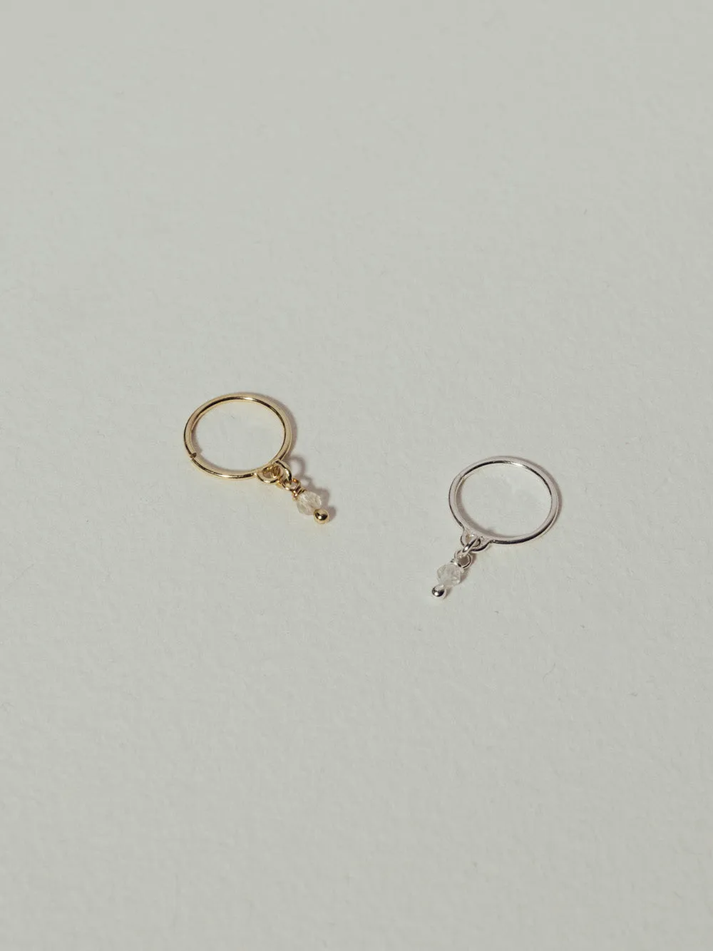 Bestie Birthstone April - Rock Crystal | 14K Gold Plated