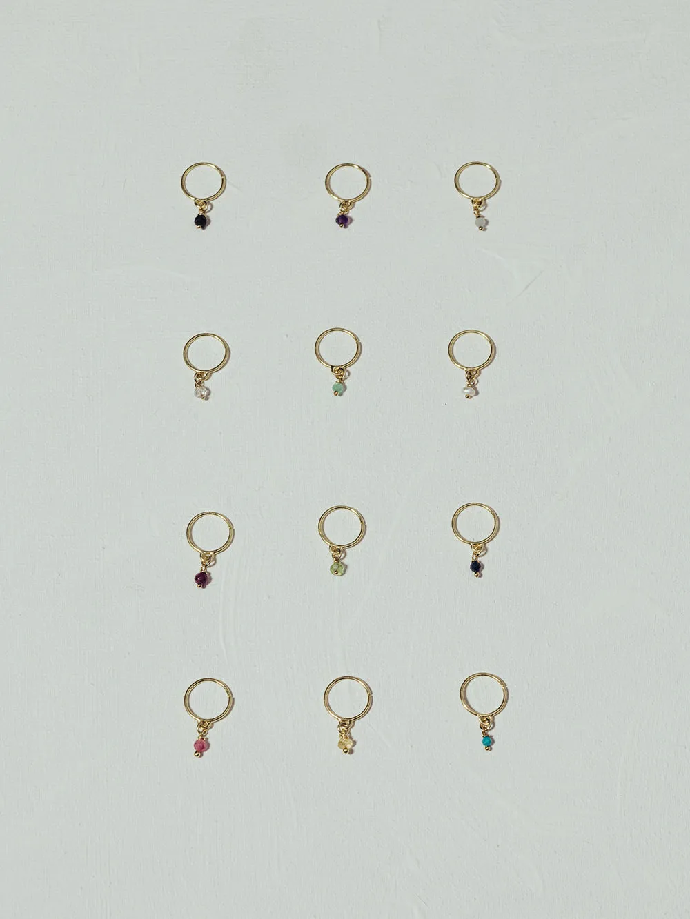Bestie Birthstone April - Rock Crystal | 14K Gold Plated