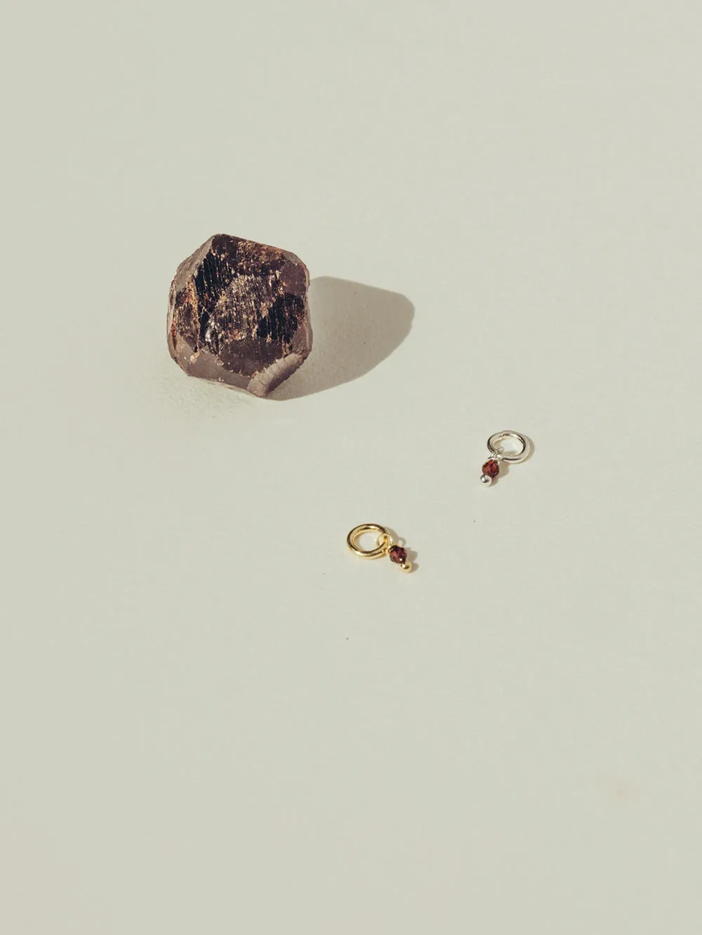 Bestie Birthstone January - Red Garnet | 14K Gold Plated