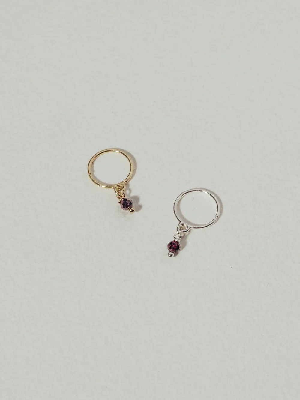 Bestie Birthstone January - Red Garnet | 14K Gold Plated