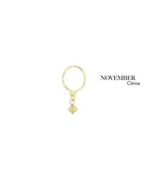 Bestie Birthstone November - Citrine | 14K Gold Plated