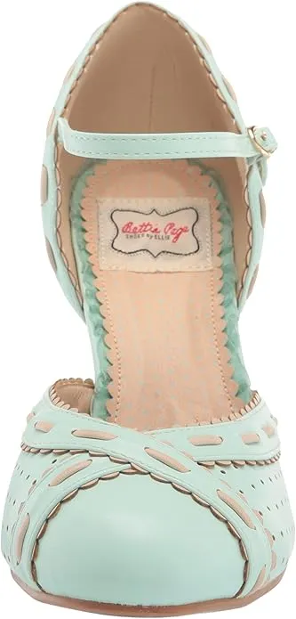 Bettie Page Sidney Stitching Detailed Pumps