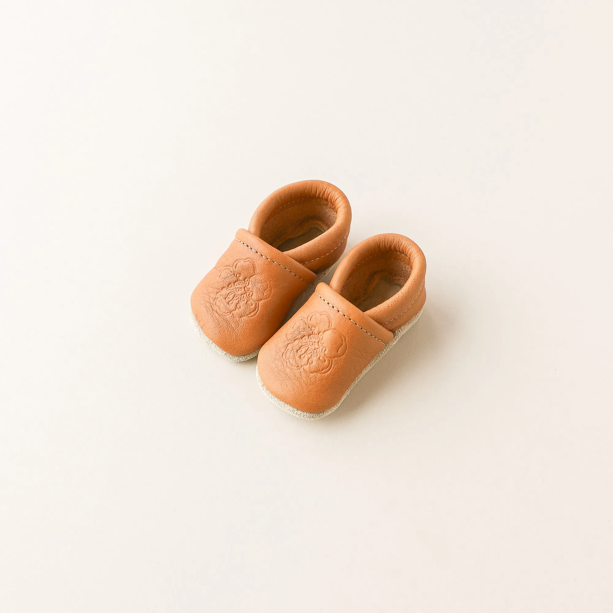 Birth Flower Slip-on Baby Shoes - Ginger