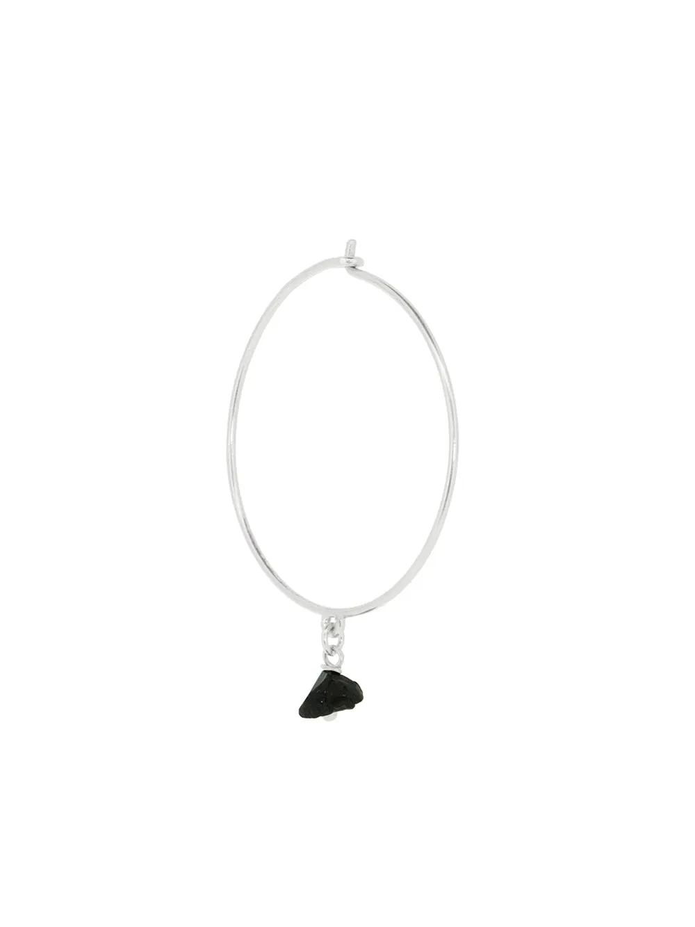 Black magic hoop | 925 Sterling Silver