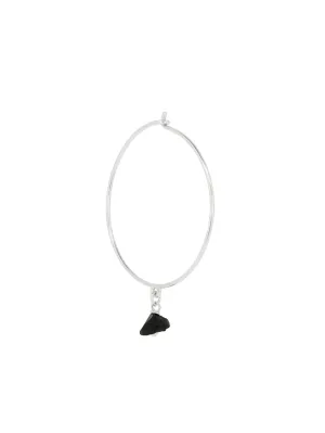Black magic hoop | 925 Sterling Silver