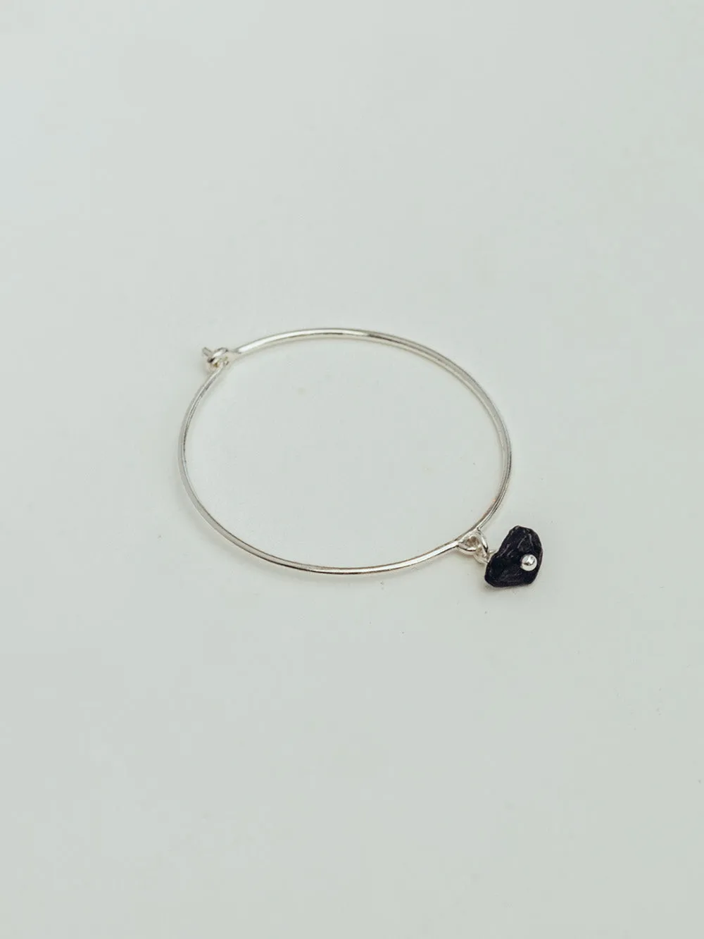 Black magic hoop | 925 Sterling Silver