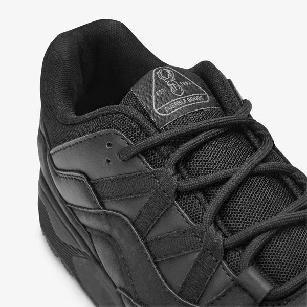 Black Multi Panel Trainers
