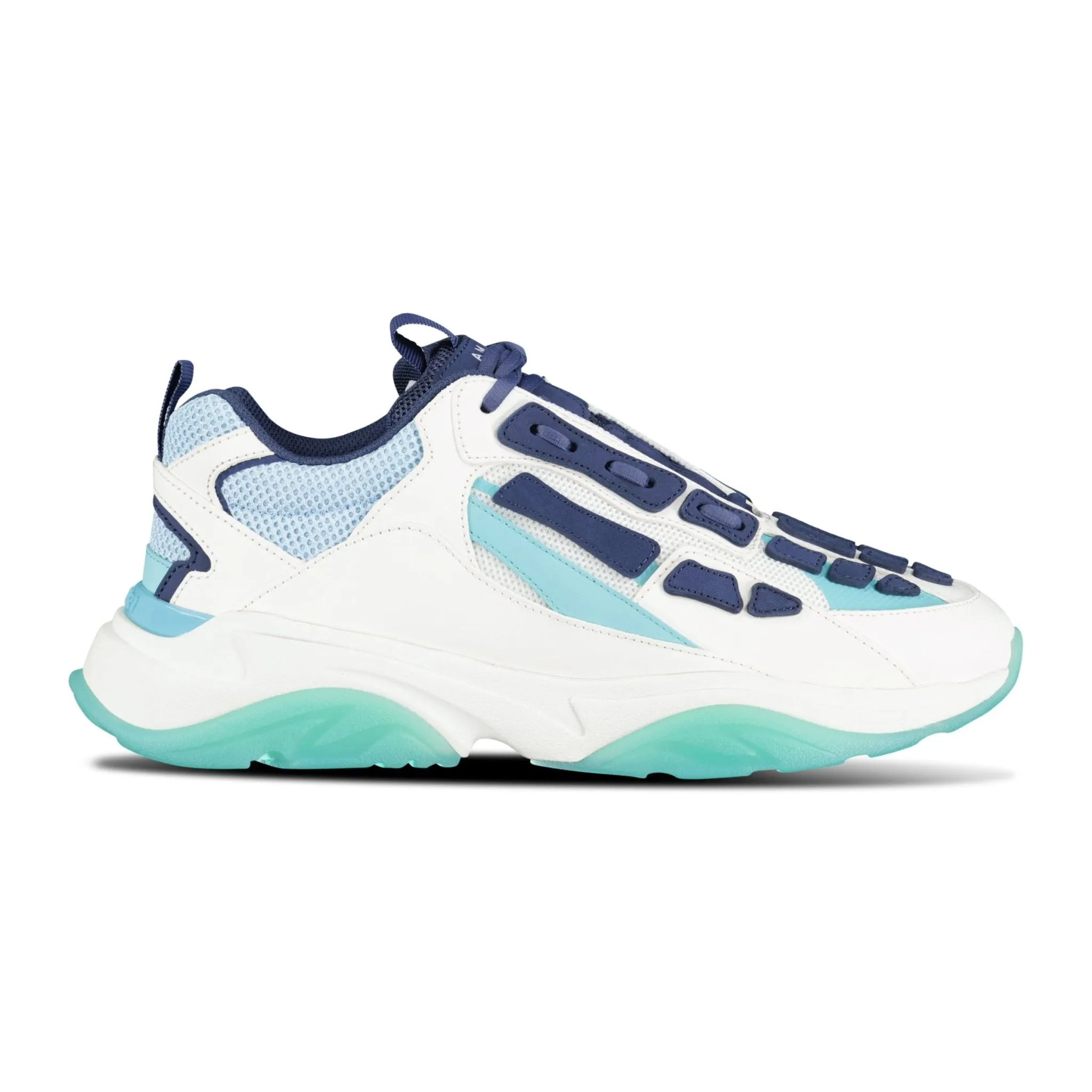 Bone-Runner Trainers Baby Blue, Navy & White