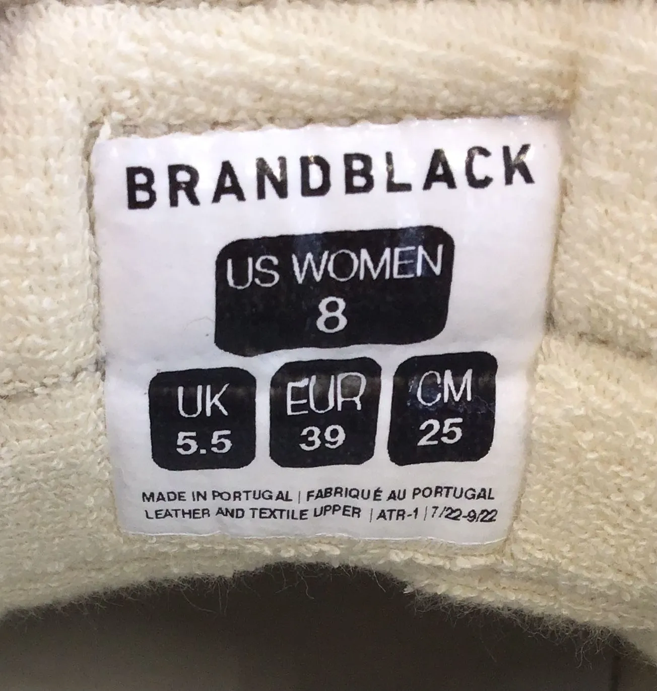 Brandblack Women's White Athletic Shoes - Size 8