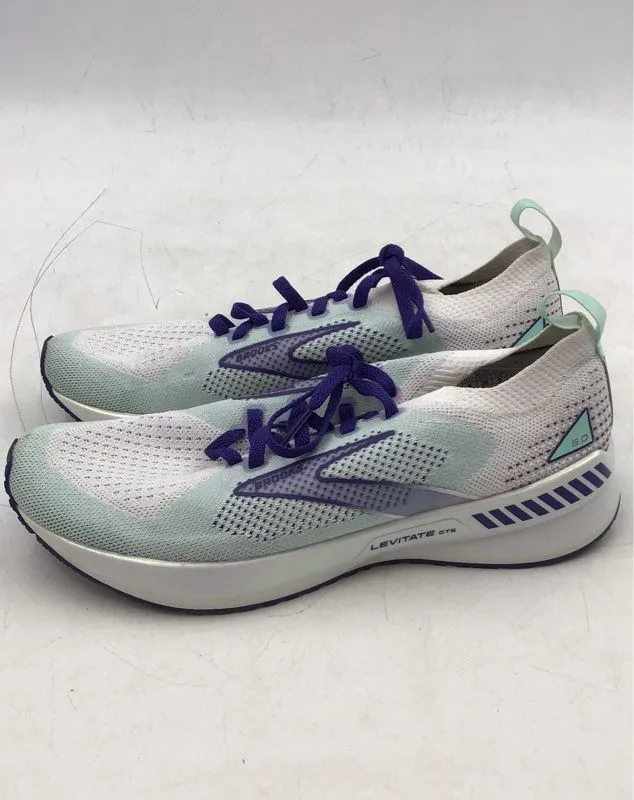 Brooks Women's Levitate Stealthfit GTS 5 1203601B127 Green White Athletic - Sz 8
