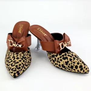 CD Bow Heel Pattern Pumps Court Shoes #1026 #22