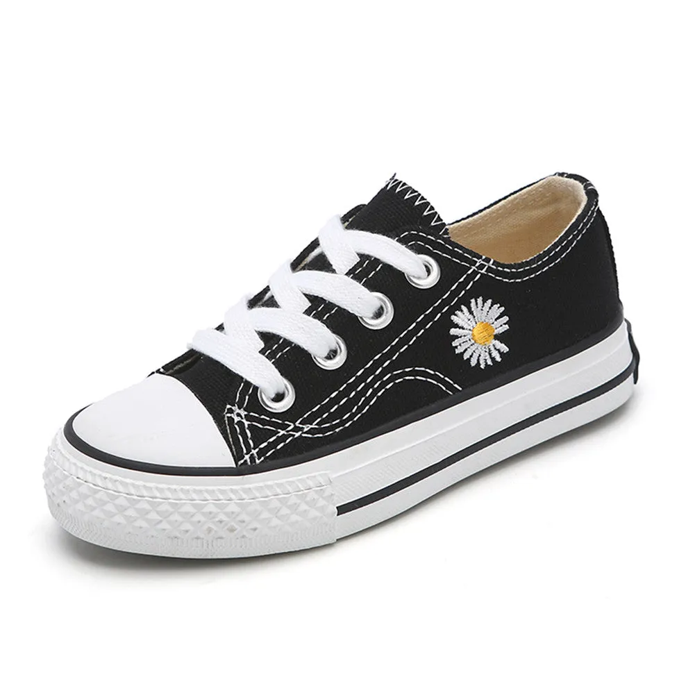 Child Canvas Sneakers Low top Tennis Shoes for Boys and Girls