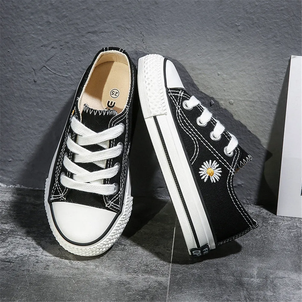 Child Canvas Sneakers Low top Tennis Shoes for Boys and Girls