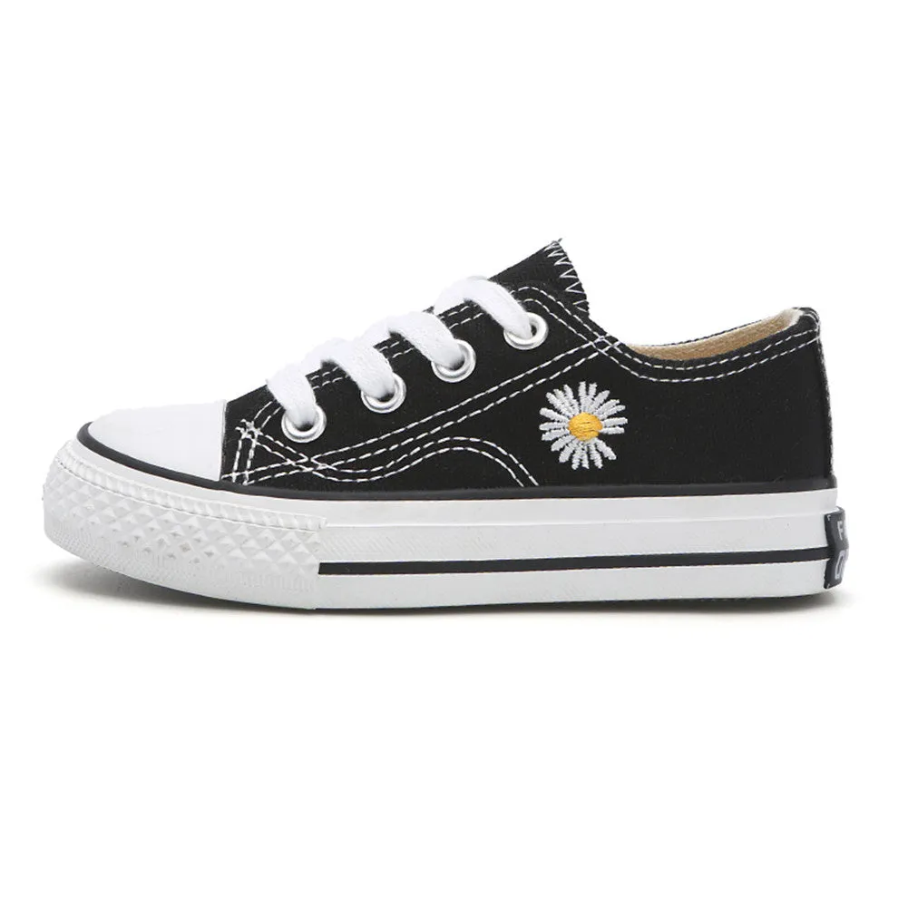 Child Canvas Sneakers Low top Tennis Shoes for Boys and Girls