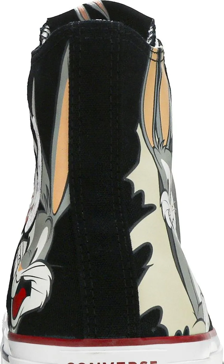 Converse Looney Tunes x Chuck Taylor All Star High 80th Anniversary Sneakers - Bugs Bunnys Mischief, Black