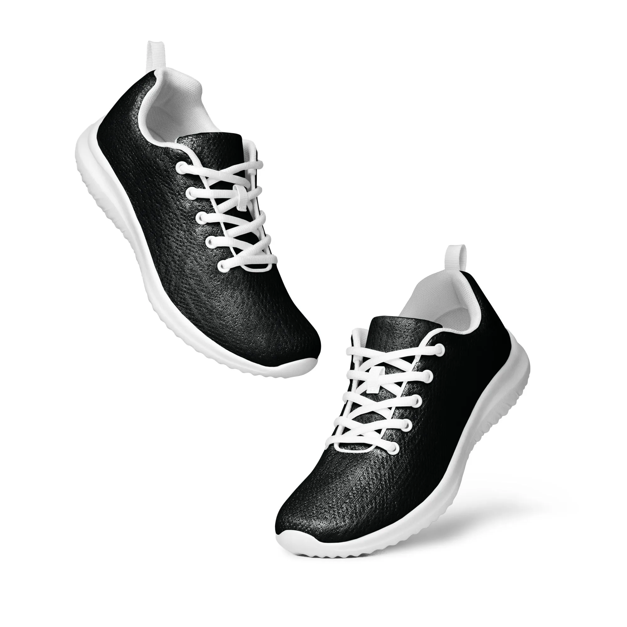FYD Women’s Athletic Sneakers in solid black