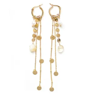 Gold Plated Honey Hoops