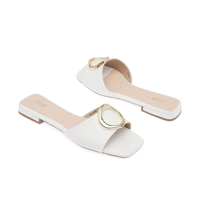 Golden Hoop Adorned Flat BCM 168