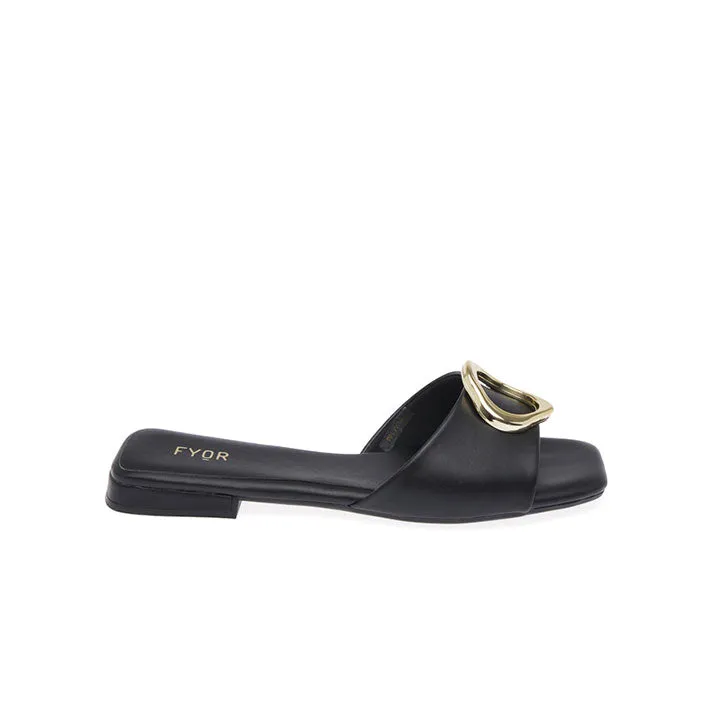 Golden Hoop Adorned Flat BCM 168