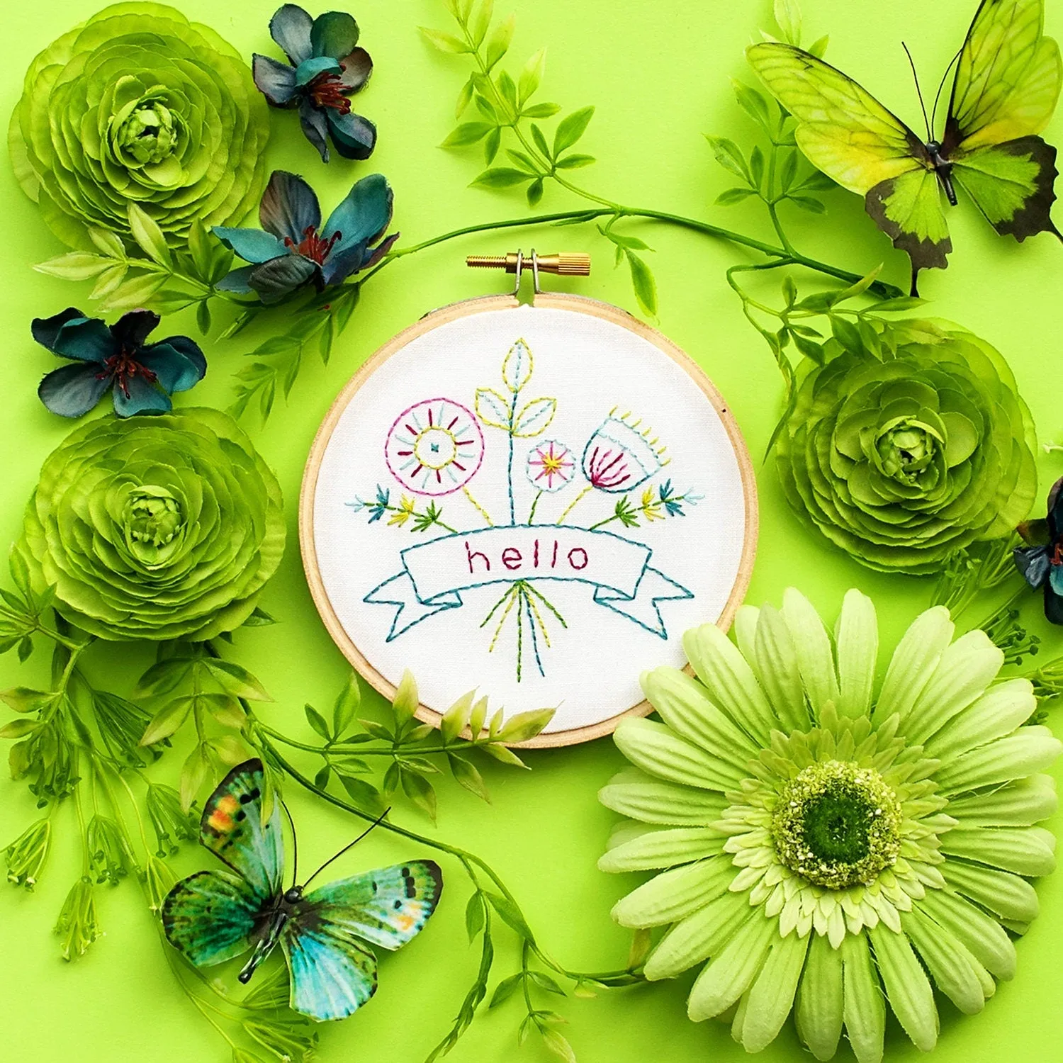 Hello Beginner Embroidery Supply Kit