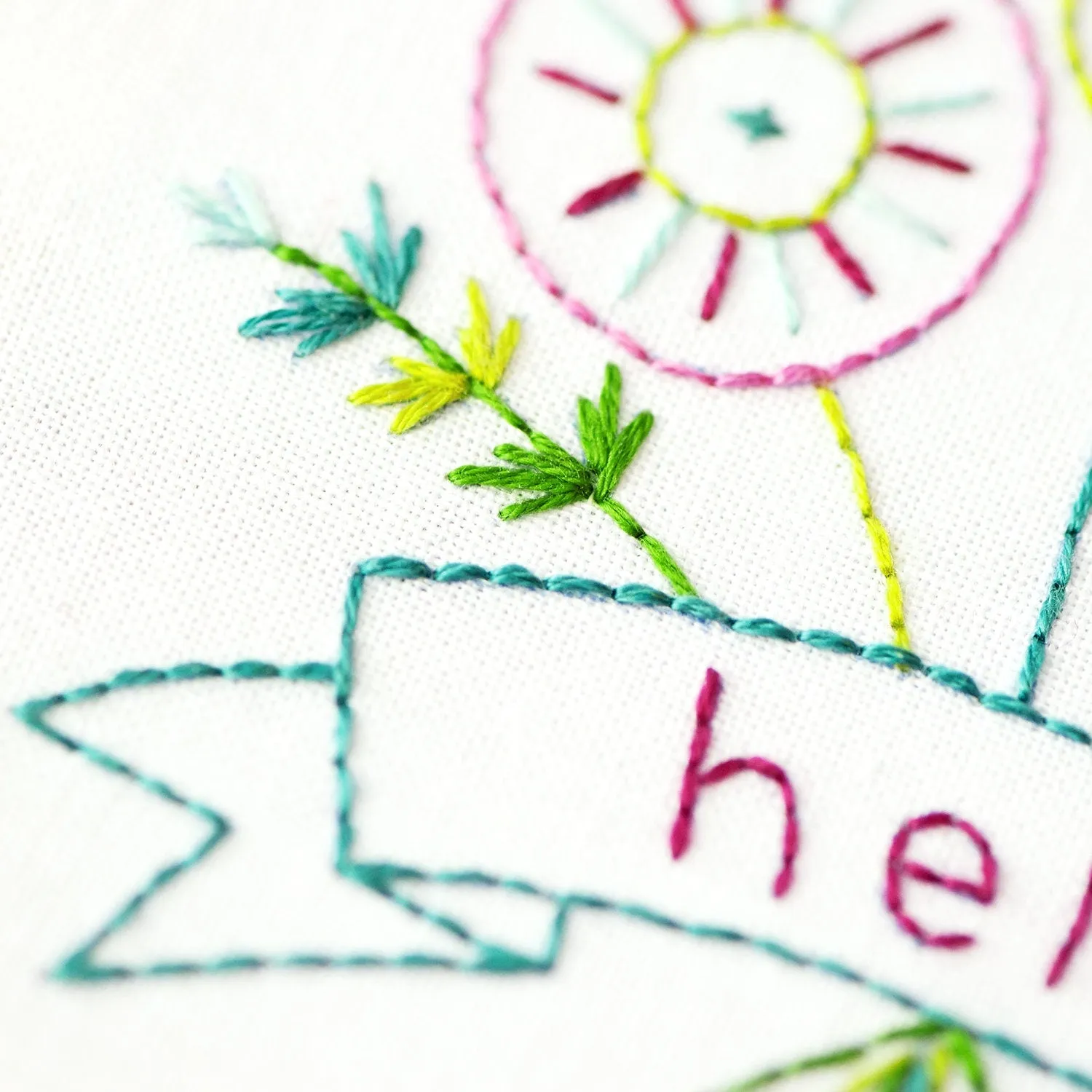 Hello Beginner Embroidery Supply Kit