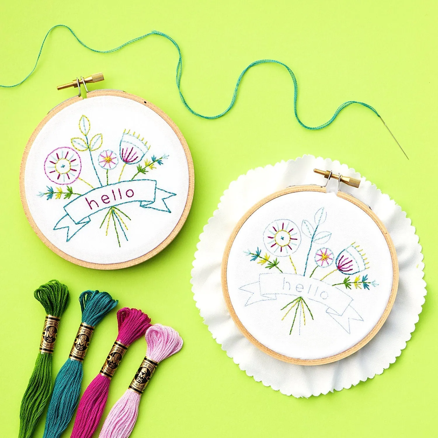 Hello Beginner Embroidery Supply Kit