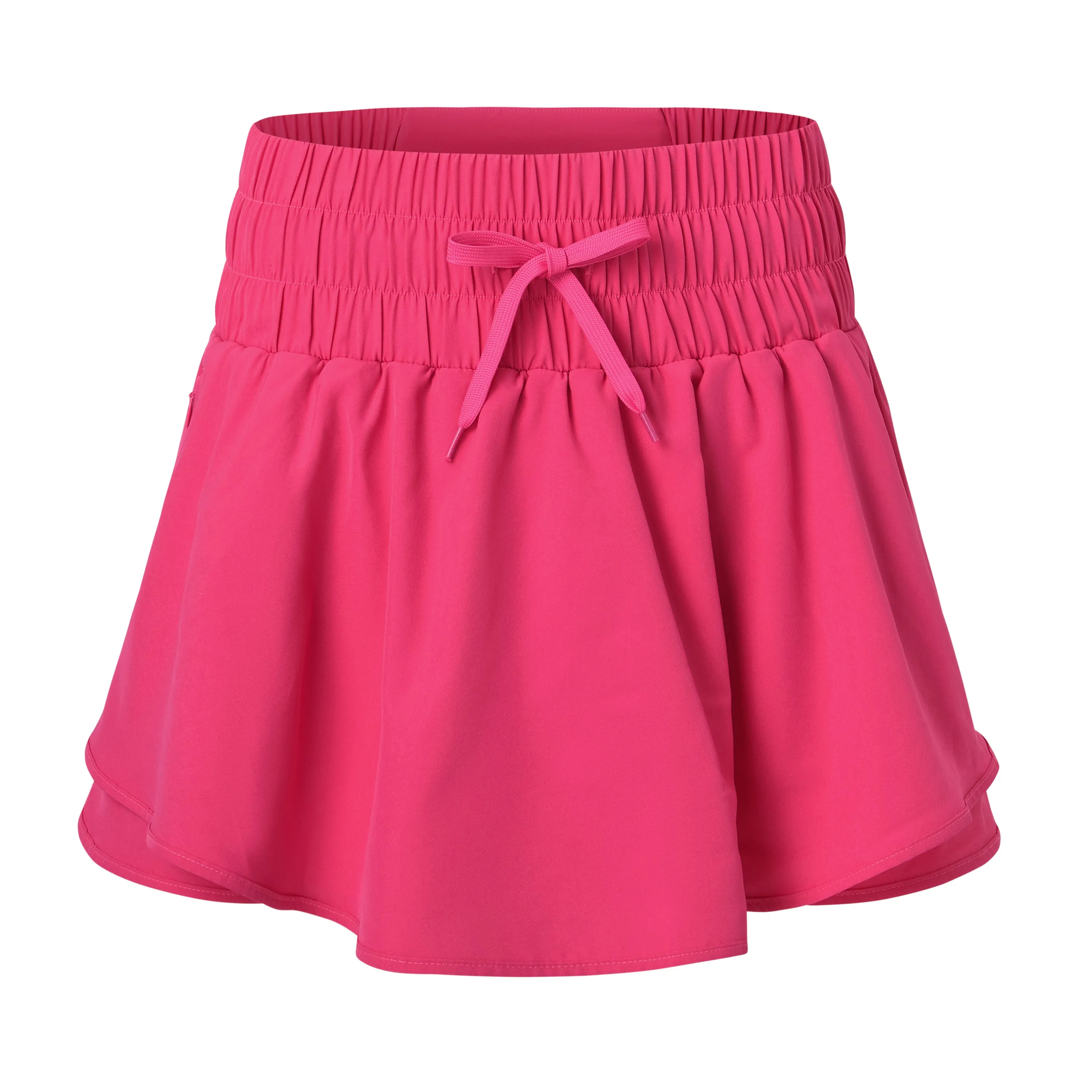 High waisted casual running shorts