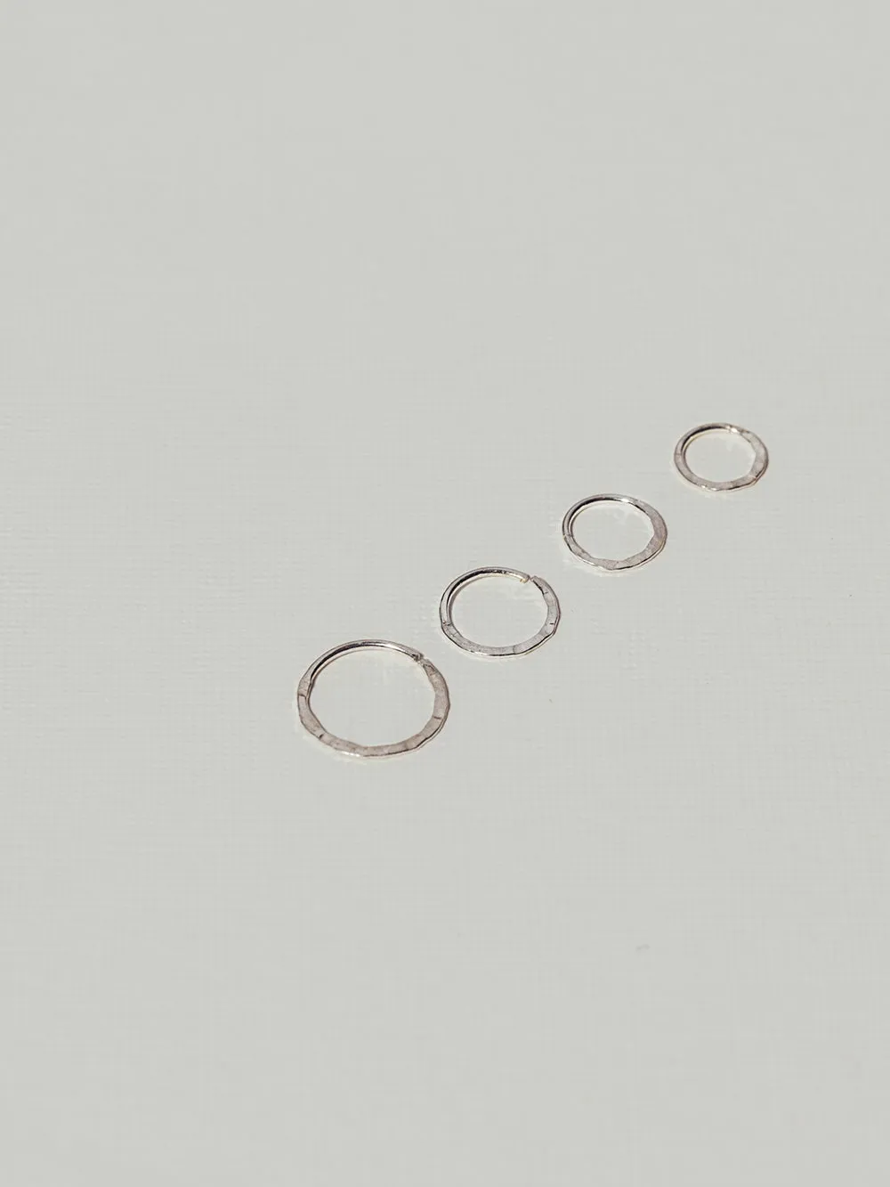 Higher level hammered | 925 Sterling Silver