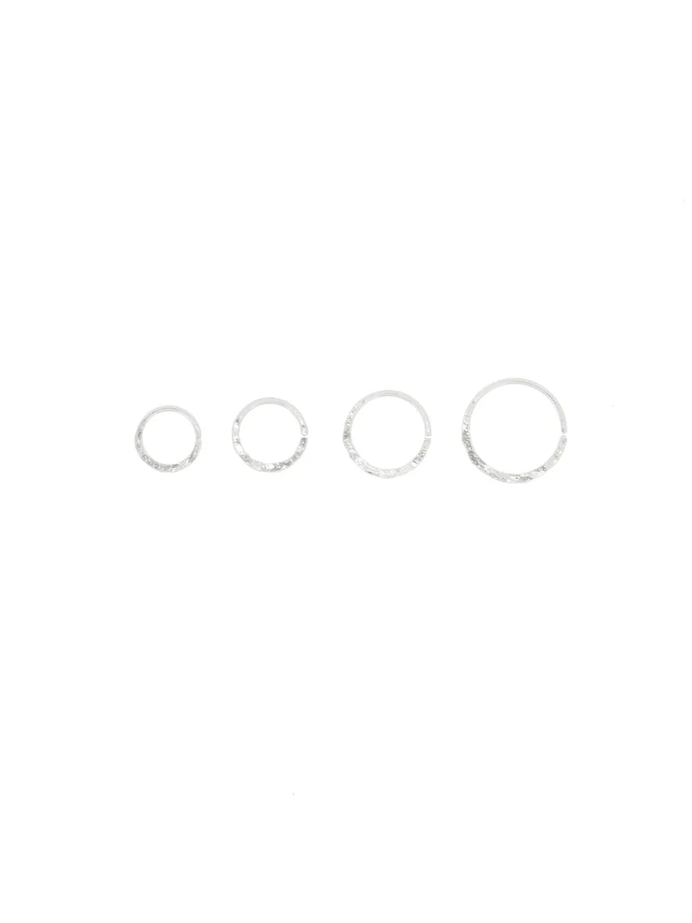 Higher level hammered | 925 Sterling Silver