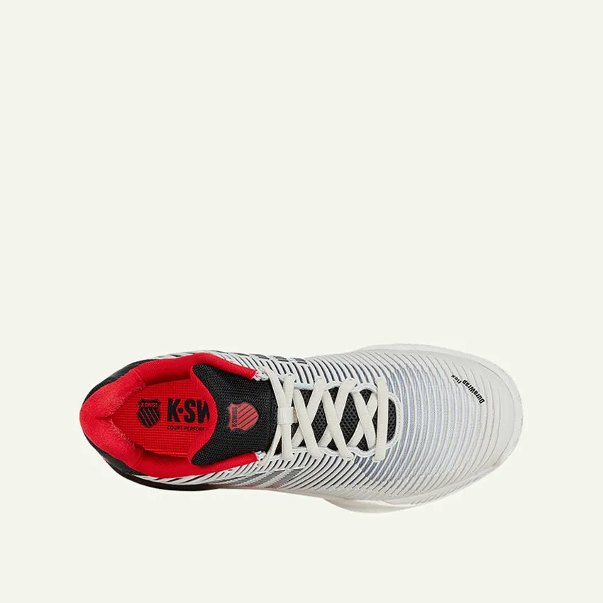 Hypercourt Express 2 Men's Shoes - Bright White/Stretch Limo/High Risk Red