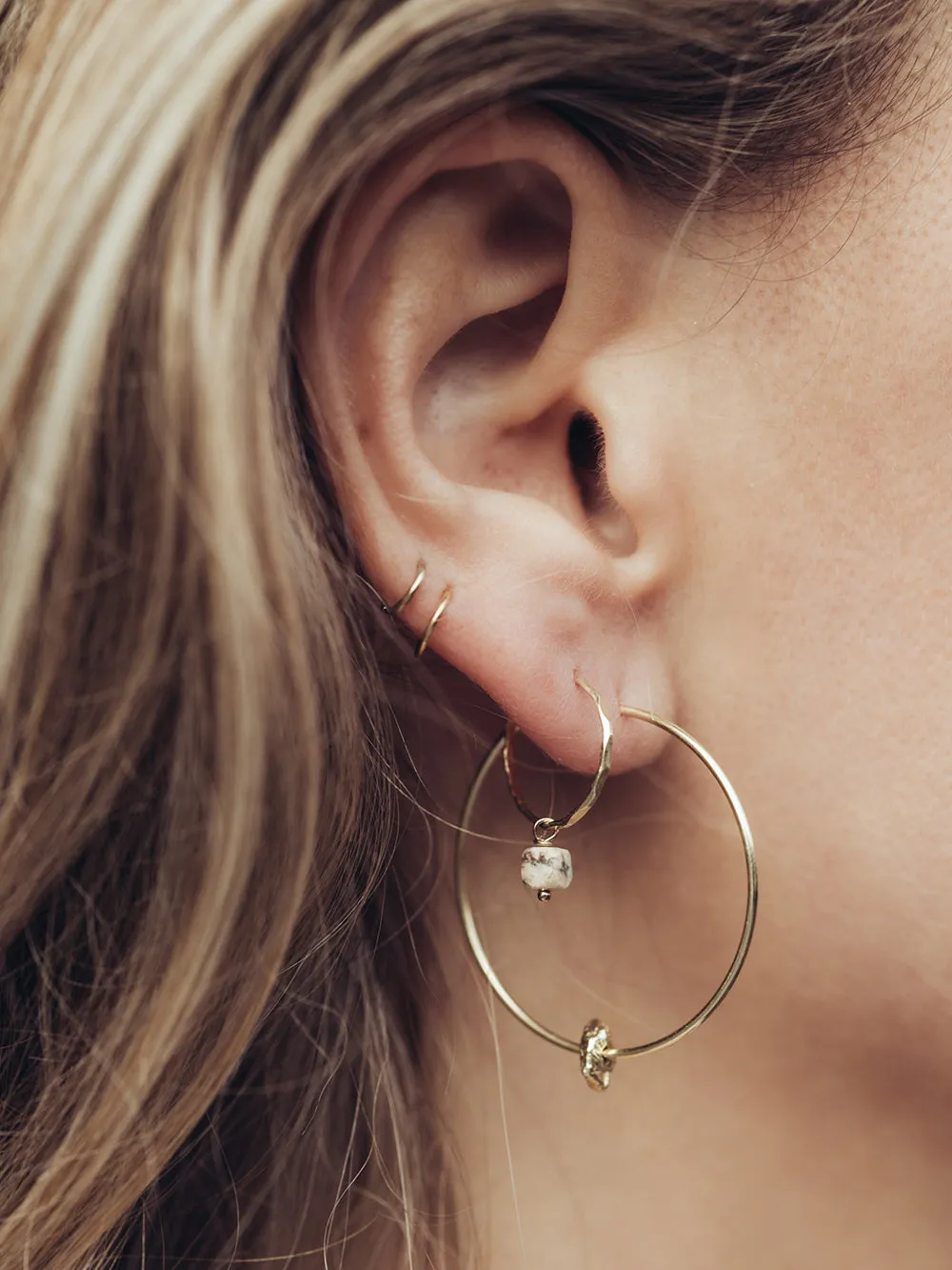 Love is easy - Bamboo Coral | 14K Gold Plated