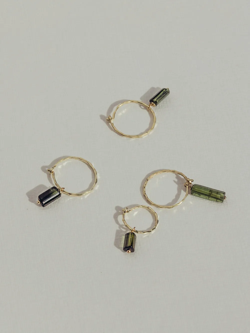 Love is easy - Green Onyx stick | 14K Gold Plated