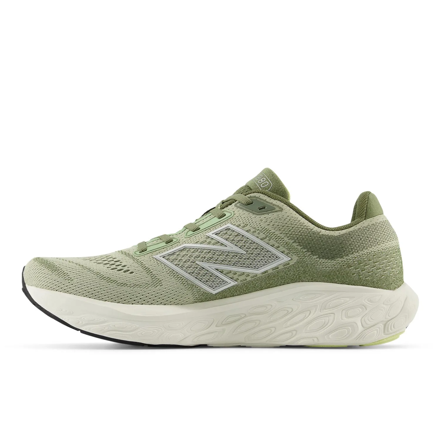 Men's New Balance Fresh Foam X 880v14 Color: Olivine with Silver Merallic
