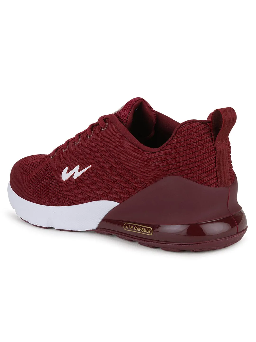 MIKE N Burgundy Men's Running Shoes