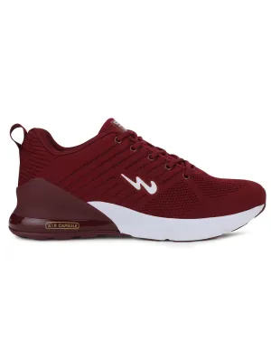 MIKE N Burgundy Men's Running Shoes