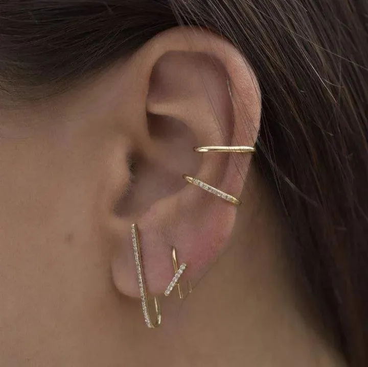 Mono Billy Cuff Gold Earring