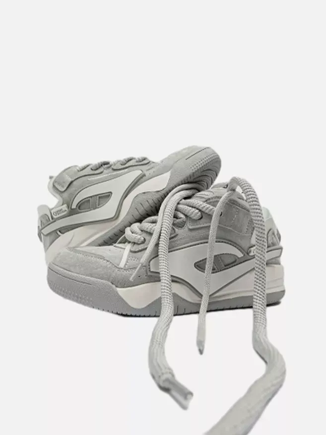 Niceprimes Leather Loaf Design Athletic Shoes