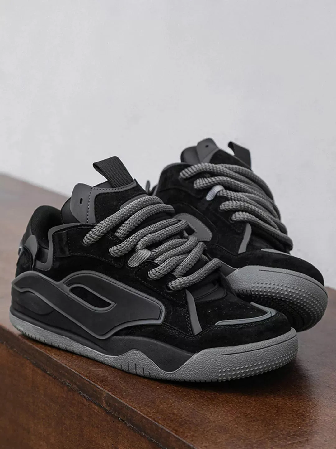 Niceprimes Leather Loaf Design Athletic Shoes