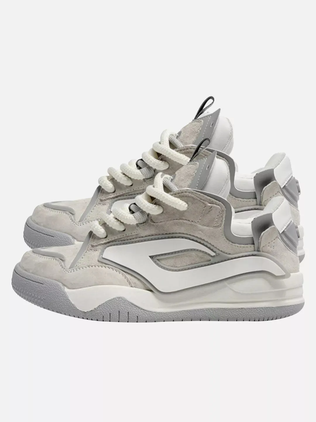 Niceprimes Leather Loaf Design Athletic Shoes