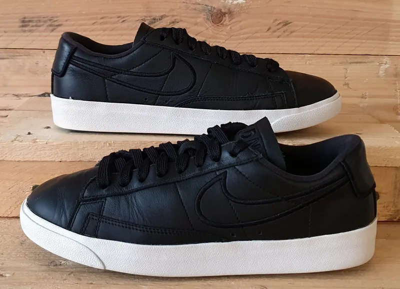 Nike Blazer London Low Leather Trainers UK4/US6.5/EU37.5 AA3001-001 Black/White